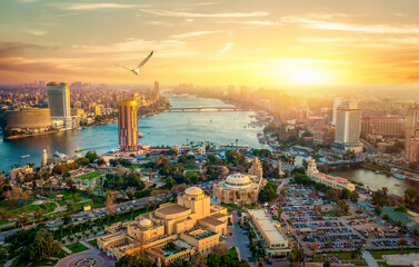View from the Cairo tower - obrazy, fototapety, plakaty
