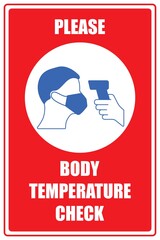 Fever check sticker 2