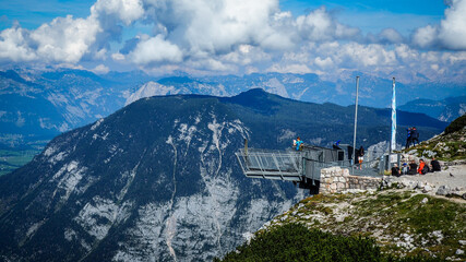 Obraz premium Salzkammergut is an Austrian region of lakes and Alpine ranges near Salzburg.