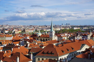 Obraz premium The roofs of Prague