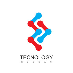 Technology Logo Design Modern Tech