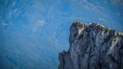 Obraz premium Salzkammergut is an Austrian region of lakes and Alpine ranges near Salzburg.
