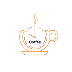 Coffee Time Logo Drink Restaurant