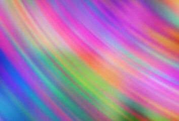 Light Multicolor vector blurred bright texture.