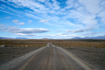 Highland road, route 35, roads of iceland, vulcanic scenery, beautiful landscape, summer 2020