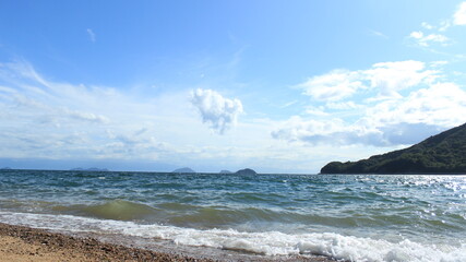 海と空と砂浜