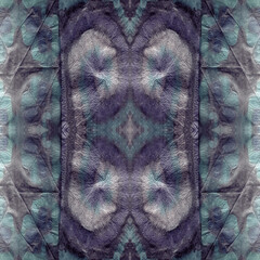 Cute Seamless Pattern. African Pattern. Blue