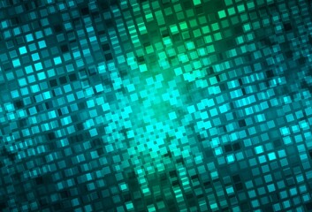 Fototapeta premium Light Blue, Green vector background in polygonal style.
