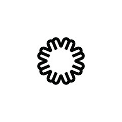 M logo vector circle M icon illustrations