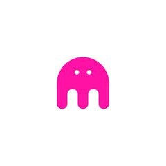 M logo vector icon illustrations