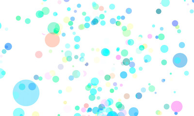 Abstract colored circles background.3D illustration. dots colorful.