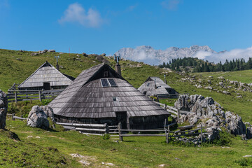 Shepherd's village in Velika Planina, Slovenia