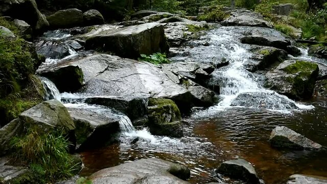 Wasserfall der warmen Bode