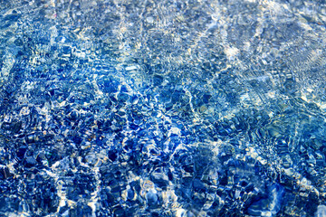 Photo of a beautiful transparent waters of the sea