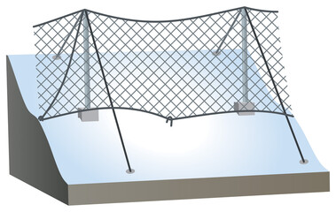 Avalanches - Prévention : rateliers et filets 3