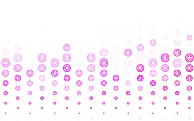 Light Blue, Red vector background with bubbles.