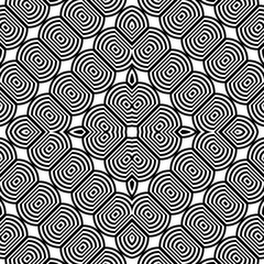 Fototapeta premium Design seamless monochrome pattern