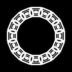 Naklejka premium Design monochrome decorative element