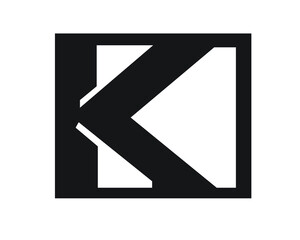 k initial logo letters and logo designs