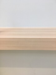 wooden shelf