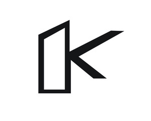 k initial logo letters and logo designs