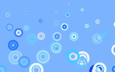 Light BLUE vector texture with disks.