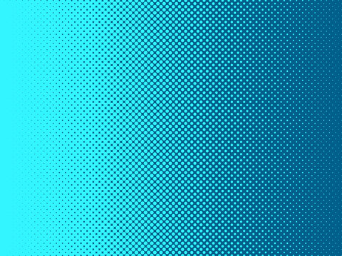 A turquoise and blue halftone dots texture. Ideal for use as a background image or to add graphic texture to your designs.
