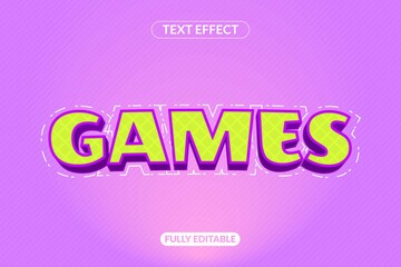 Text Effect Games for advertising, social media branding, Title and many More