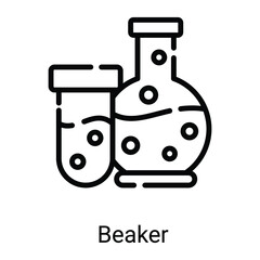 flask line icon