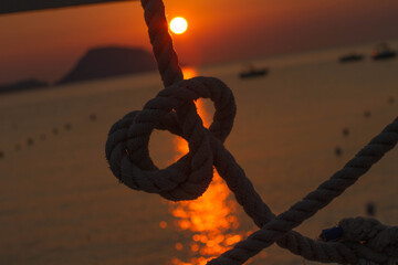 Alba sulla spiaggia a Golfo Aranci