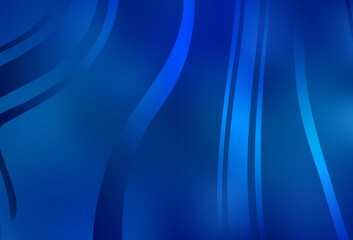 Obraz premium Light BLUE vector colorful abstract background.