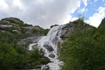 mountain waterfalls