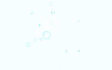 Light BLUE vector template with circles.