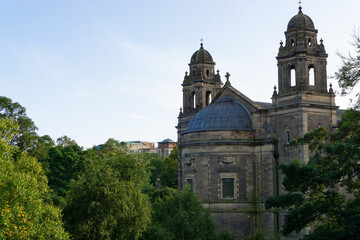 Fototapeta na wymiar The Parish Church of St Cuthbert in Edinburgh