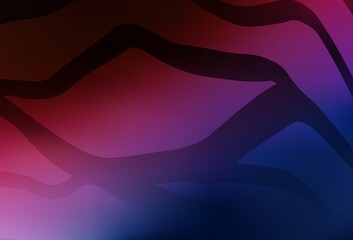 Dark Blue, Red vector abstract bright pattern.