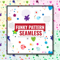 card with flowers: Seamless Pattern