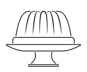 bundt cake and cake stand