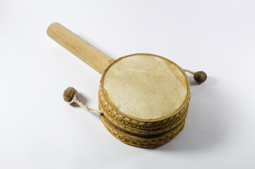 Wooden drum used in the Brazilian carnival