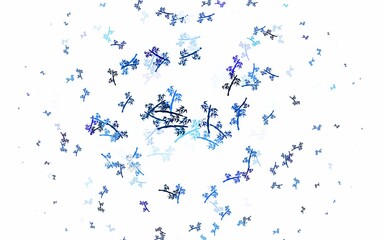 Light Gray vector abstract design with branches.