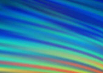 Light Blue, Green vector abstract bright background. A completely new color illustration in a bokeh style. A completely new design for your business.