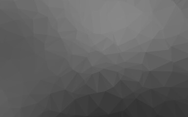 Fototapeta premium Dark Silver, Gray vector blurry triangle template. Colorful abstract illustration with gradient. Textured pattern for background.