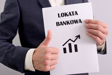 Lokata bankowa.