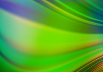Light Blue, Green vector blurred shine abstract pattern. Colorful illustration in abstract style with gradient. The blurred design can be used for your web site.