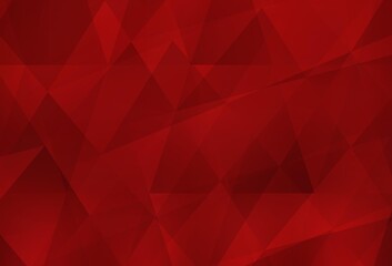Light Red vector polygonal pattern.