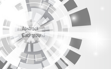 Fototapeta na wymiar abstract multiple gray circle graphic backdrop design