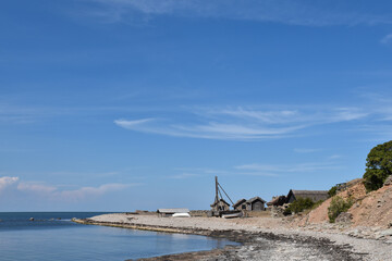Fototapeta premium By a historical fishing village