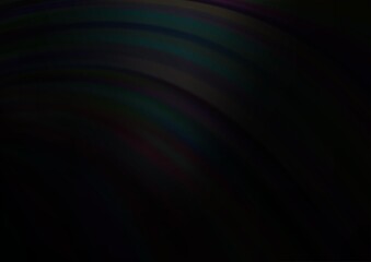 Dark Silver, Gray vector background with bent ribbons. Colorful abstract illustration with gradient lines. The best blurred design for your business.
