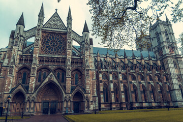 Westminster Abbey Church in London, UK