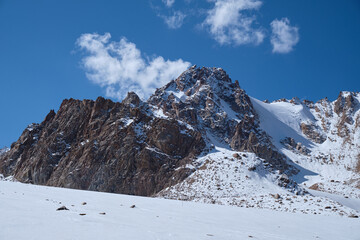 Mountaineering in the TuyukSu mountains. Kazakhstan