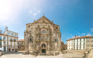 Fototapeta premium monastery in Santiago de Compostela (in Spanish Monasterio de San Martiño Pinario) Northern Spain Galicia 